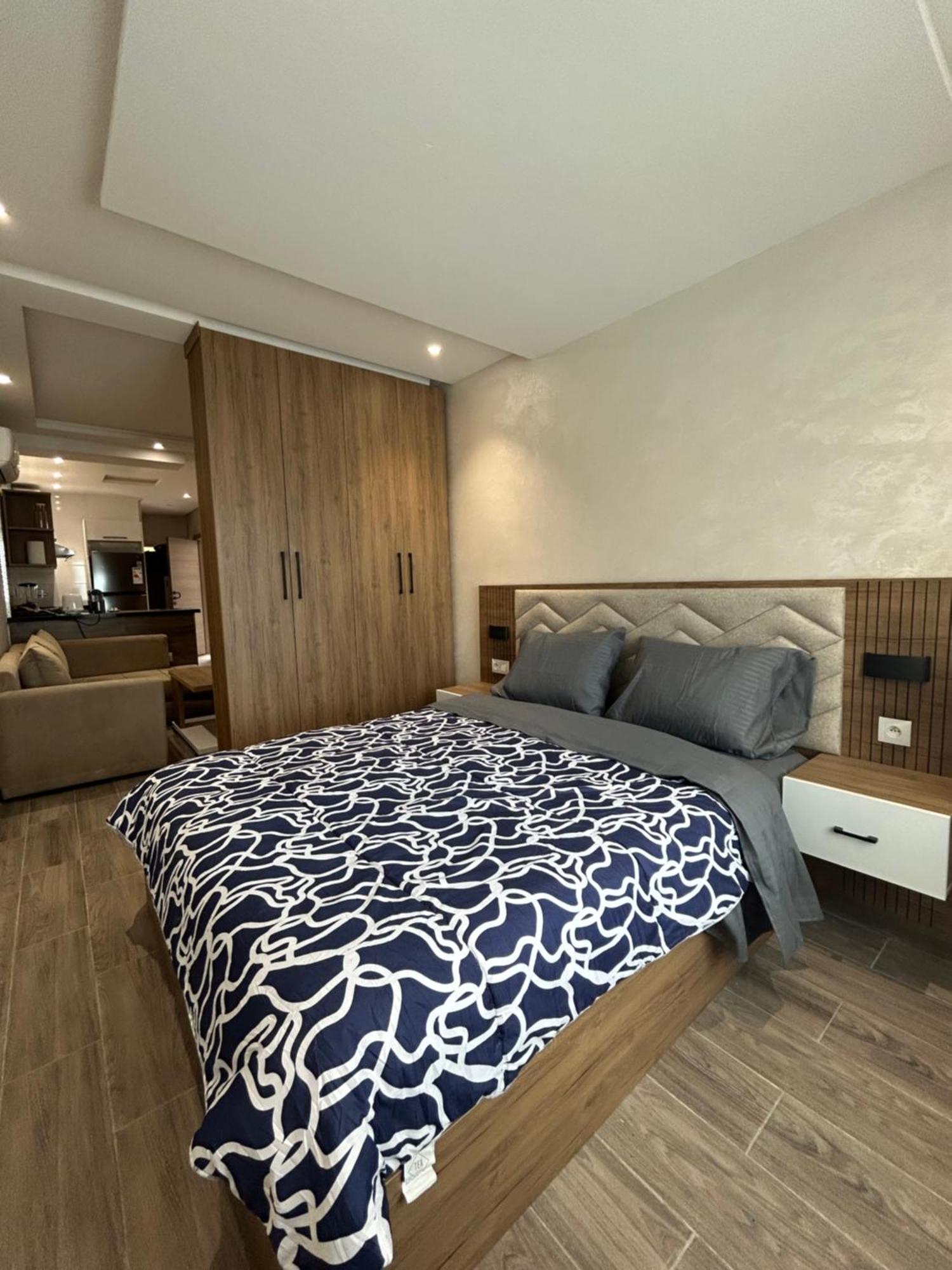 Splendide Studio Haut Standing En Face De La Marina Et A 200 M Du Port De Tanger - 1 Chambre Double Экстерьер фото